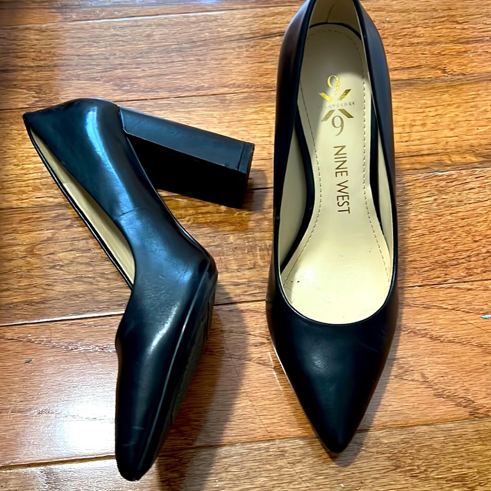 Nine West block heels 3.5